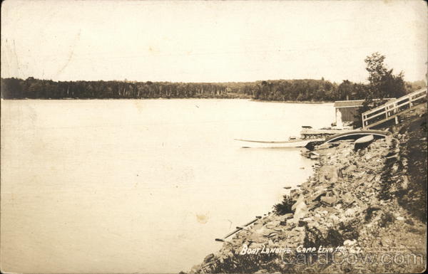 Boat Landing, Camp Etna Maine