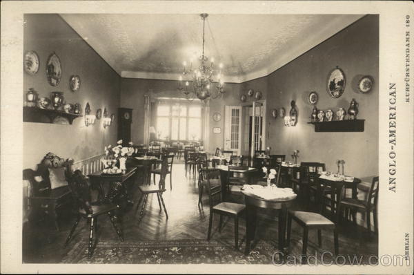 Dining Room at Anglo-American Berlin Germany