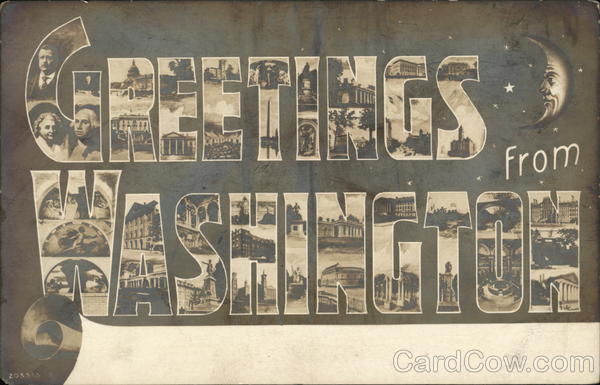 Greetings from Washington District of Columbia Washington DC