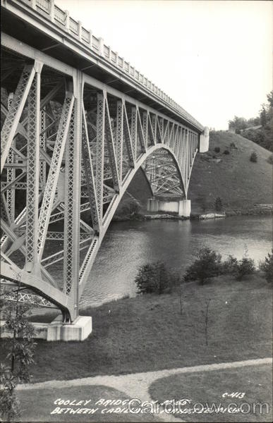 Cooley Bridge on M 55 Between Cadillac and Manistee Michigan