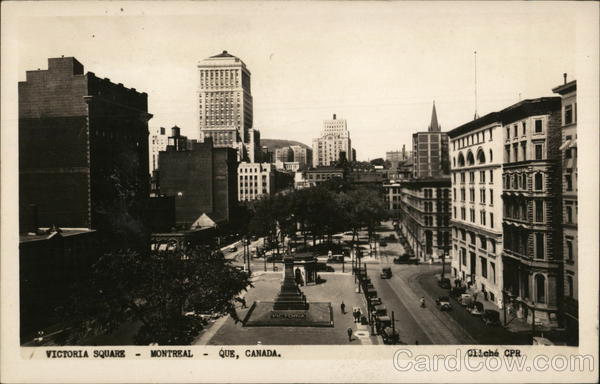 Victoria Square Montreal QC Canada Quebec