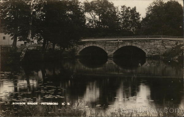Morison Bridge Peterborough New Hampshire J. Ernest Townsend
