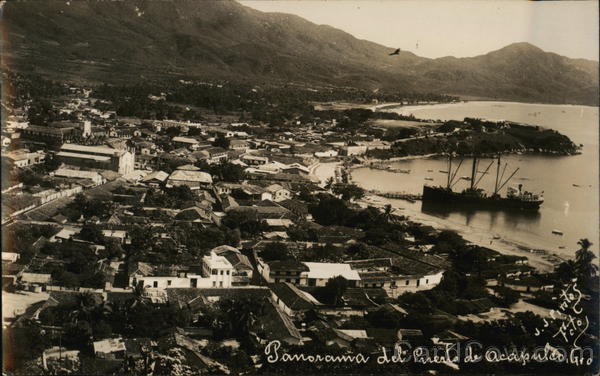 View of the Port Acapulco Mexico J. J. Pintos