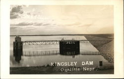 Kingsley Dam Ogallala, NE Postcard Postcard Postcard