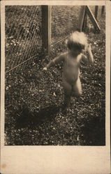 Nude Child Running in Grass Nude Child Running in Grass