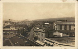 Hotel Street from Young Hotel Postcard