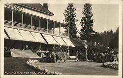 Wawona Hotel California Postcard Postcard Postcard