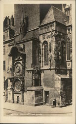 Astronomical Clock Prague, Czechoslovakia Eastern Europe Postcard Postcard Postcard