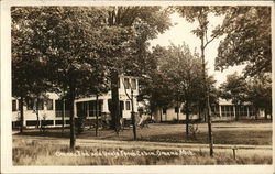 Omena Inn and Uncle Tom's Cabin Postcard