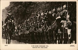 H. M. King Edward VIII - Inspecting Royal Horse Guards H. M. King Edward VIII - Inspecting Royal Horse Guards