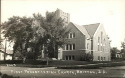 First Presbyterian Church Britton, SD Postcard Postcard Postcard