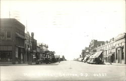 Main Street Britton, SD Postcard Postcard Postcard