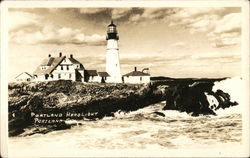 Portland Headlight Maine Postcard Postcard Postcard