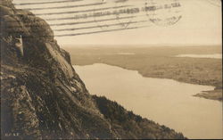 Beach Hill Cliffs, Echo Lake and Somes Sound Postcard