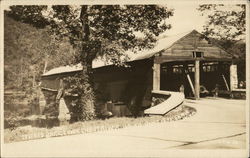 Covered Bridge Over Cheat River Erwin, WV Postcard Postcard Postcard