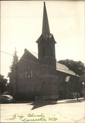 Congregational Church Lancaster, WI Postcard Postcard Postcard