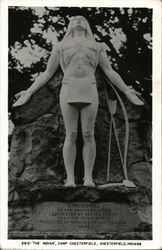 The Indian, Camp Chesterfield Postcard