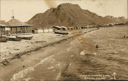 Playa de Miramar Beach Guaymas, Mexico Postcard Postcard Postcard