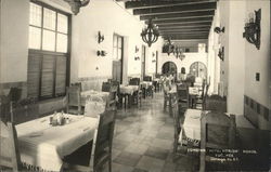 Hotel Merida - Dining Room Mexico Postcard Postcard 