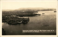 American Legion Camp on Big Tupper Lake Postcard