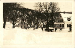 Shoveling Snow Postcard