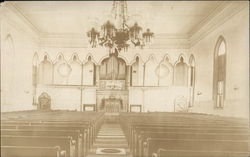 Interior of Church Postcard