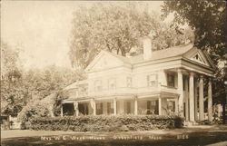 Mrs. W.E. Wood House Greenfield, MA Postcard Postcard Postcard