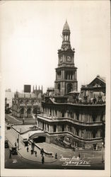 Town Hall Sydney, Australia Postcard Postcard Postcard