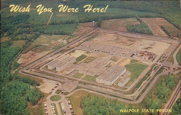 Wish You Were Here - Walpole State Prison, Aerial View Massachusetts
