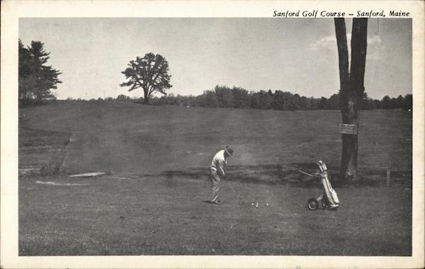 Sanford Golf Course Maine Postcard Sanford Golf Course Maine Postcard