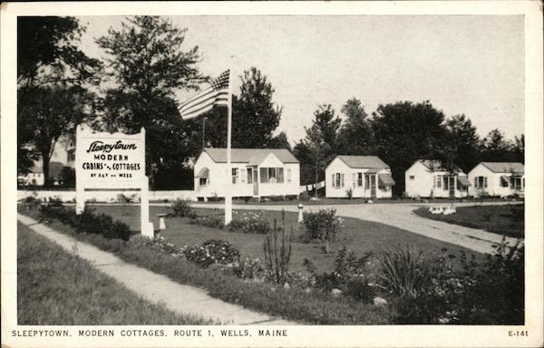 Sleepytown, Modern Cottages, Route 1 Wells Maine