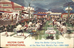Hilton Cafe International Postcard