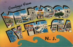 Greetings from Wildwood-by-the-Sea Postcard