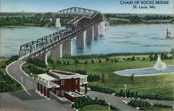 Chain of Rocks Bridge St. Louis, MO Postcard Postcard Postcard