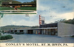 Conley's Motel & Restaurant Postcard