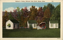 Spencer's Cabins, Mohawk Trail Postcard