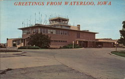 Waterloo Municipal Airport Iowa Postcard Postcard Postcard