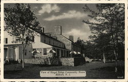 View of Riegel Ridge Community House Postcard