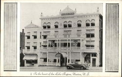 Hotel with Sign: Cochran House Postcard