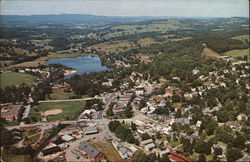 Aerial View of Sussex Postcard