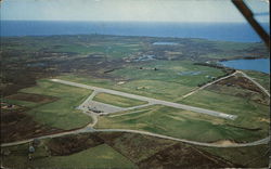 Block Island Airport Rhode Island Postcard Postcard Postcard