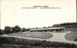 Bartlett's Motel Grafton, WV Postcard Postcard Postcard