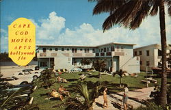 Cape Cod Motel Apartments Hollywood, FL Postcard Postcard Postcard