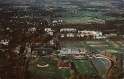 Aerial View of Cornell University Postcard