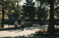 Center of Interlochen's Beautiful Campus Postcard