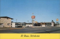 Ponderosa Motel & Restaurant El Reno, OK Postcard Postcard Postcard