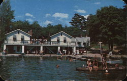 Hollywood Landing at Crooked Lake Angola, IN Postcard Postcard Postcard