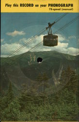 Aerial Tramway Franconia Notch, NH Postcard Postcard Postcard