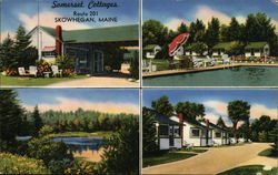 Somerset Cottages Skowhegan, ME Postcard Postcard Postcard