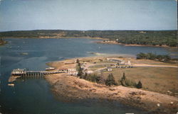 Gilbert's Lobster Pound and Cabins Pemaquid Beach, ME Postcard Postcard Postcard